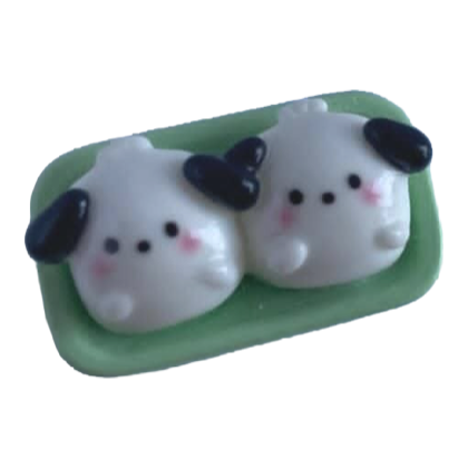 Pochacco Twin Green Tray charm