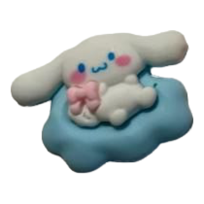 Cinnamoroll Blue Cloud Flower charm